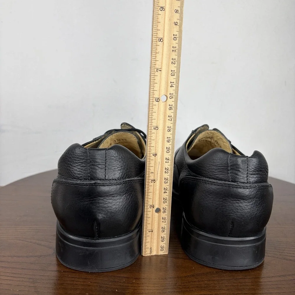Studio Belvedere Bay Bridge Oxford Shoes Men's 13 EEE Black Pebble Leather Derby